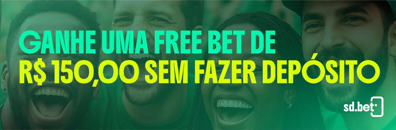 Ganhe uma freebet de R$ 150